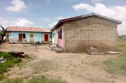 1 Plot of Land with Old Structure For Sale at Amasaman Dobro 