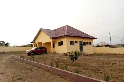 Two 2-Bedroom Self Compound House in a Gated Community for Sale At Kasoa