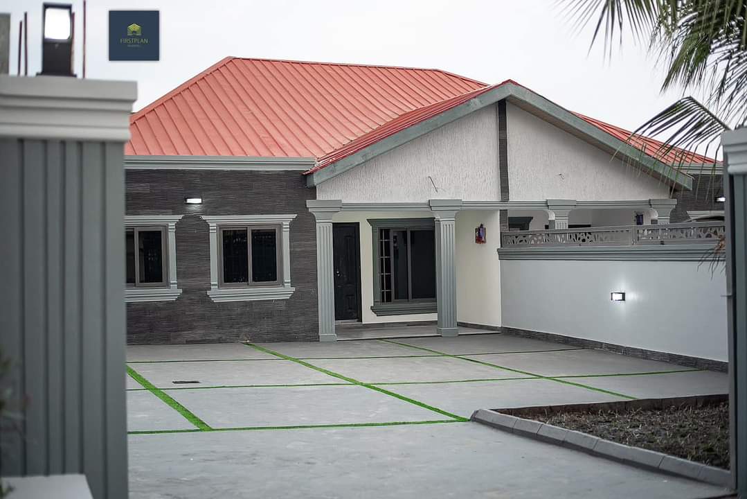 Three 3-Bedroom House Sale at Pokuase