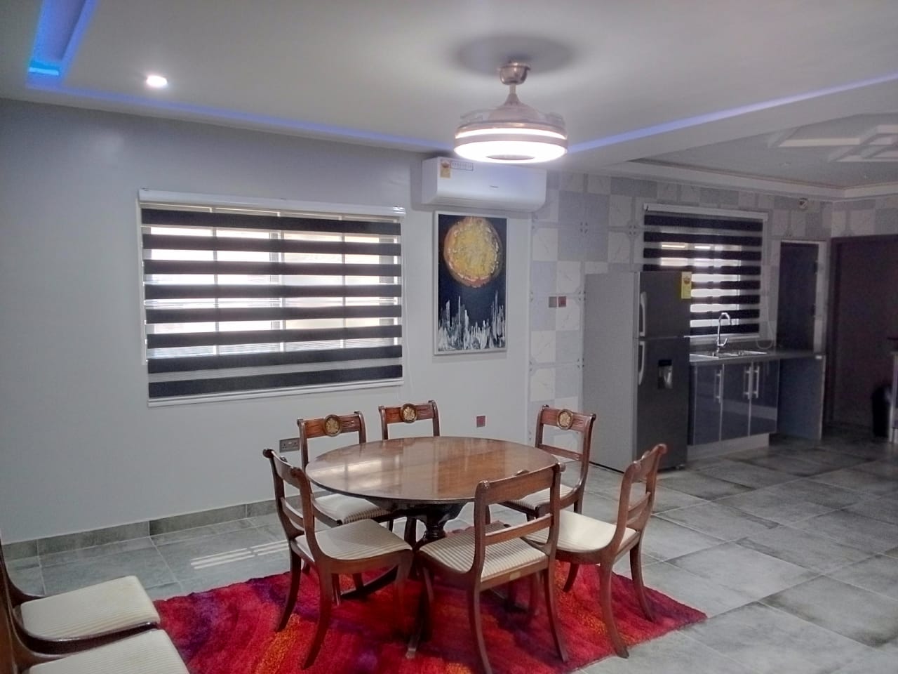 3 Bedrooms Furnished Apartment for Rent at Agbogba