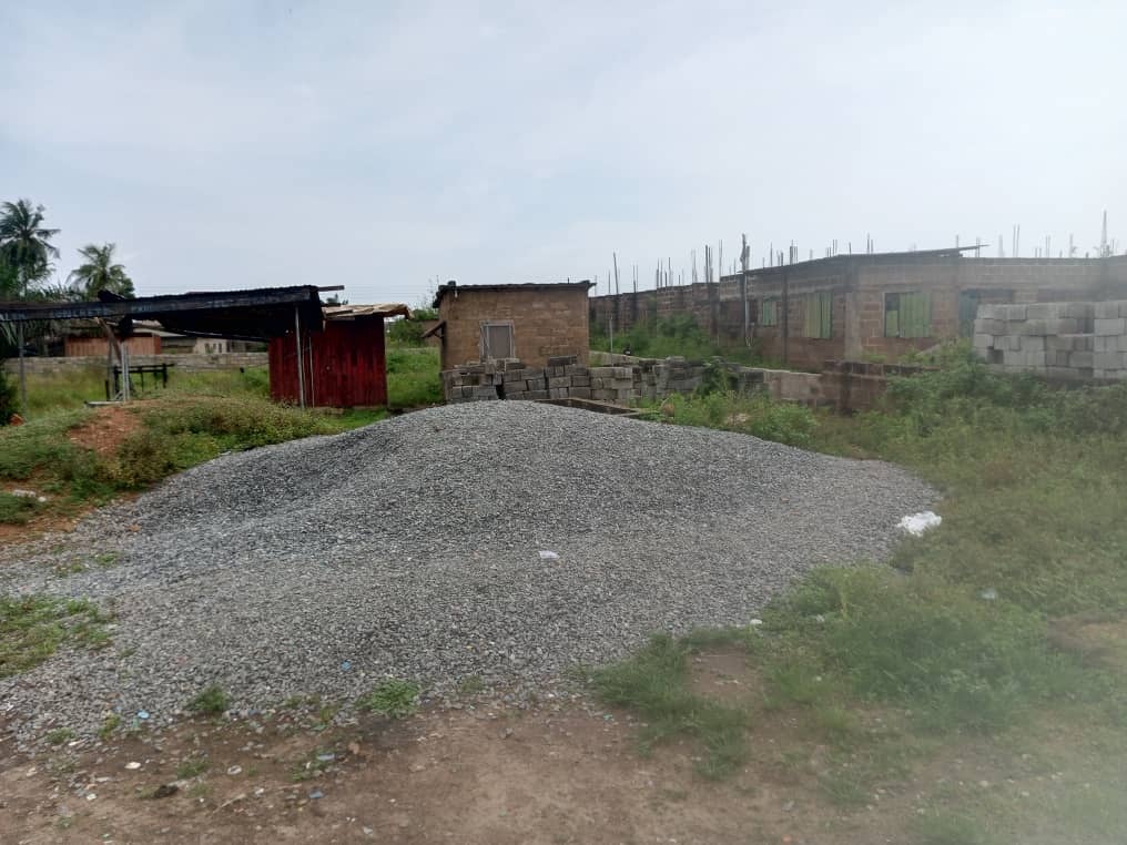 3 Plots of Roadside Land For Sale at Adjen Kotoku