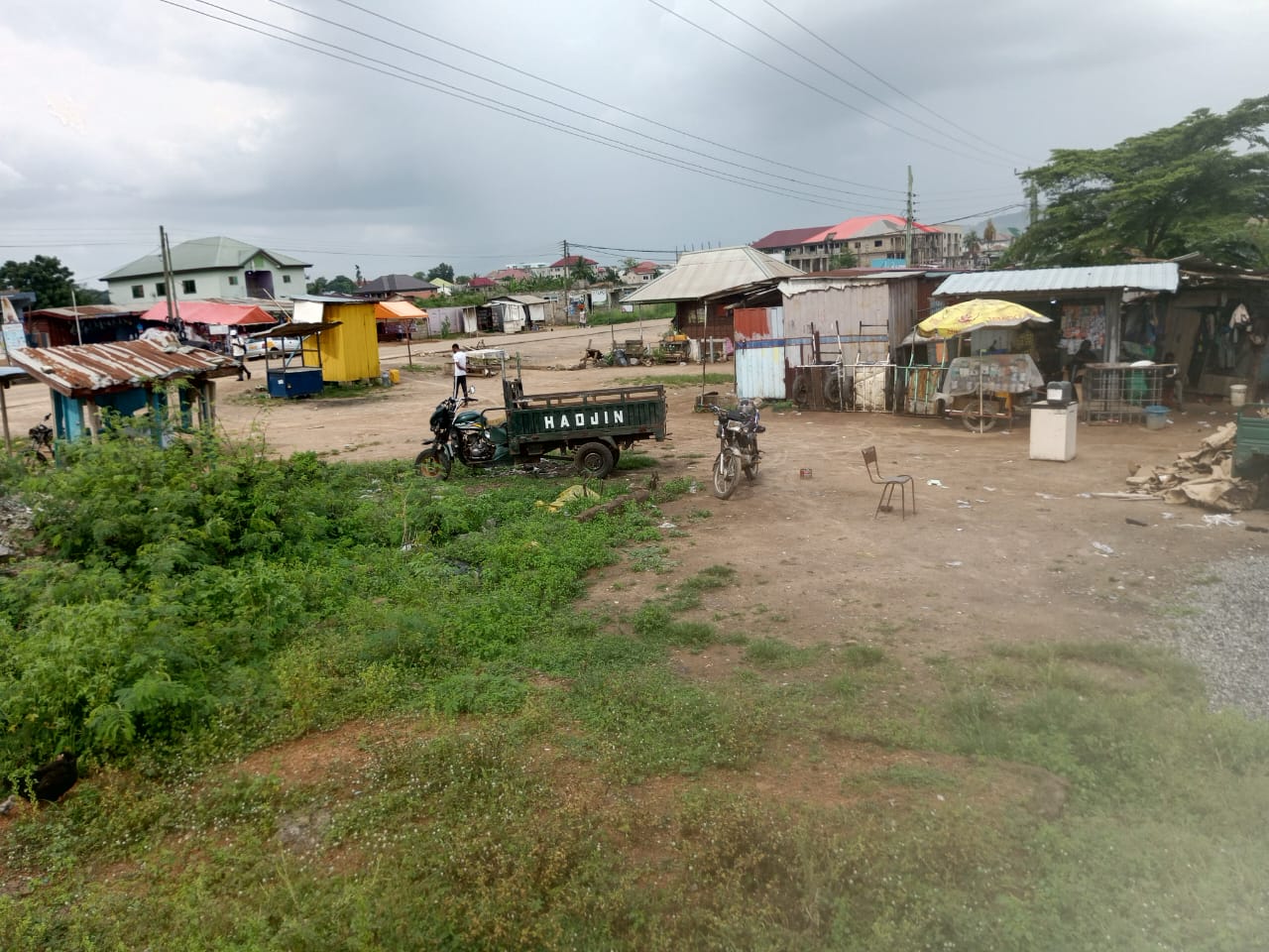 3 Plots of Roadside Land For Sale at Adjen Kotoku