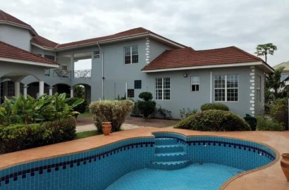 5 BEDROOM HOUSE WITH 2 ROOM OUTHOUSE FOR RENT AT EAST LEGON
