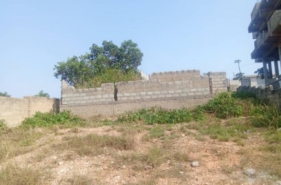 1 Plot of Land with Uncompleted Structure For Sale at Weija Aplaku 