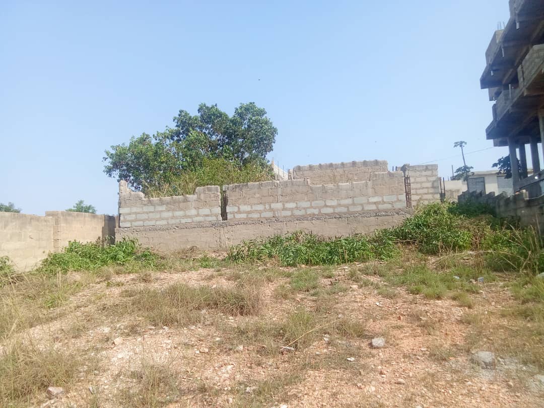 1 Plot of Land with Uncompleted Structure For Sale at Weija Aplaku 