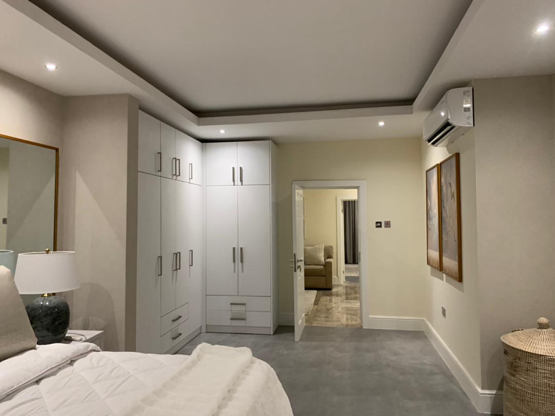 Fully Furnished Four (4) Bedroom Townhouse with Boys' Quarters For Rent in a Gated Community at Cantonments