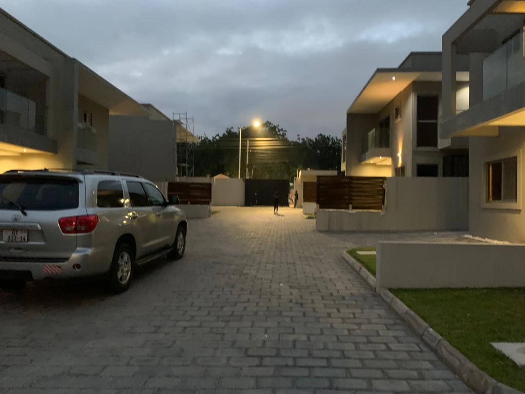 Fully Furnished Four (4) Bedroom Townhouse with Boys' Quarters For Rent in a Gated Community at Cantonments
