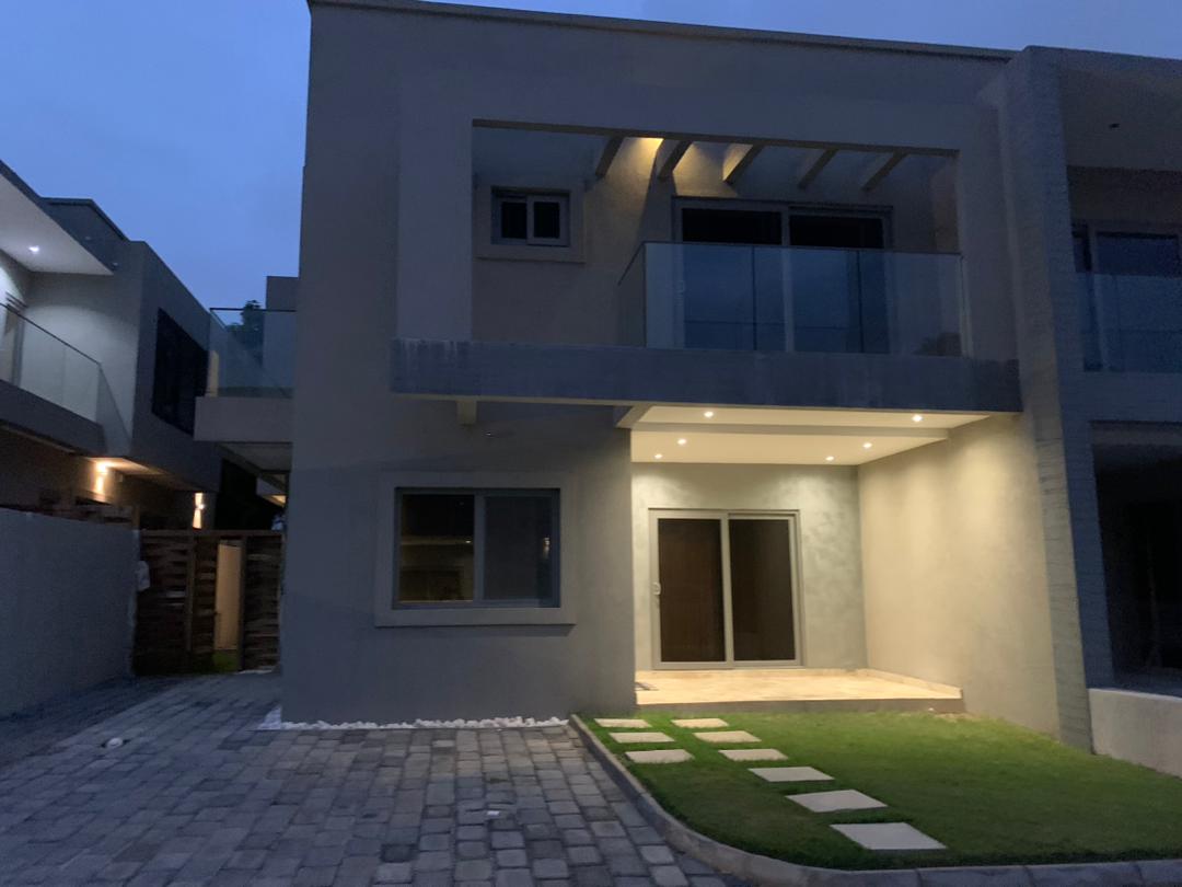 Fully Furnished Four (4) Bedroom Townhouse with Boys' Quarters For Rent in a Gated Community at Cantonments