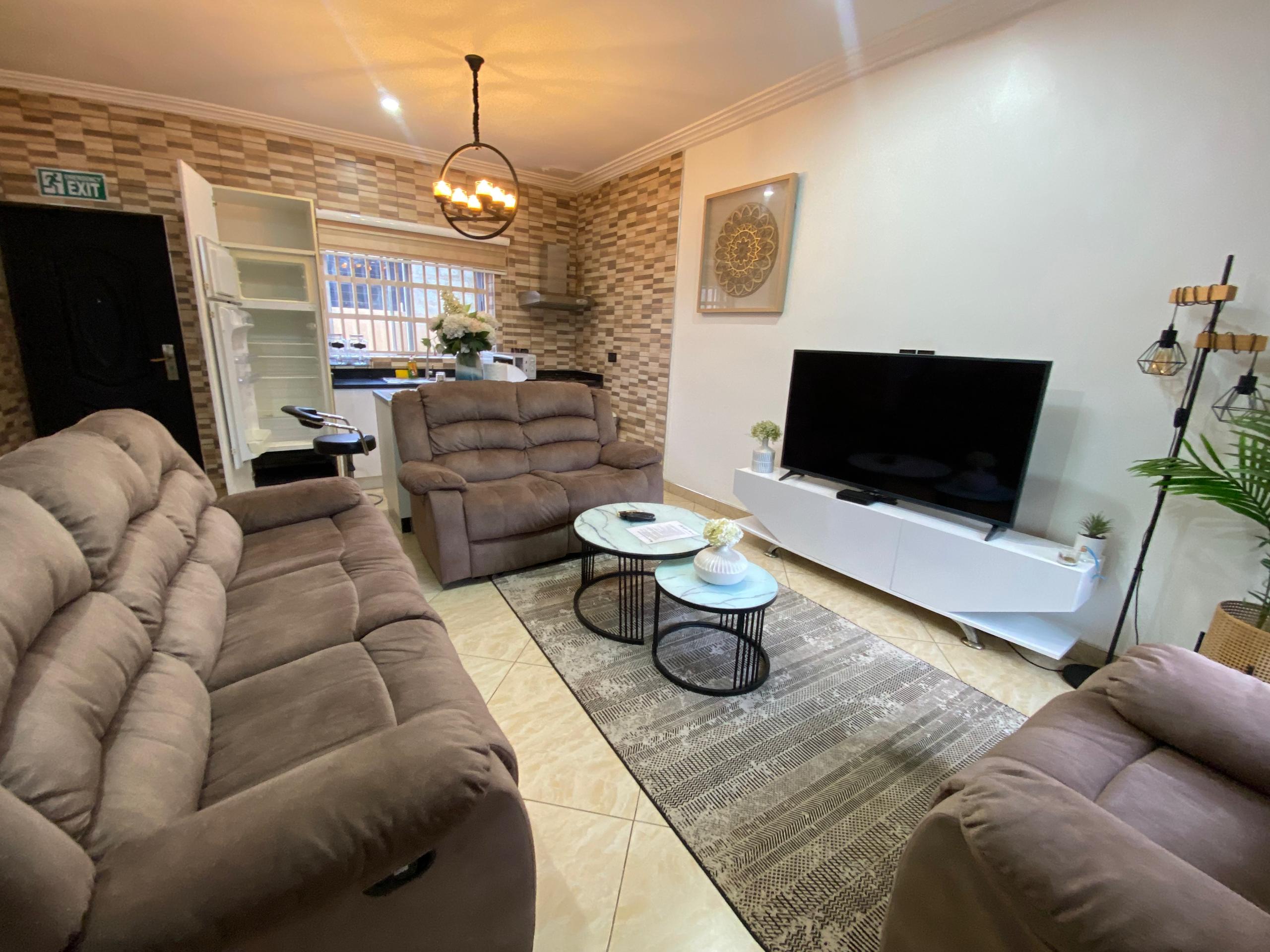 Fully Furnished One (1) Bedroom Apartment For Rent at Spintex