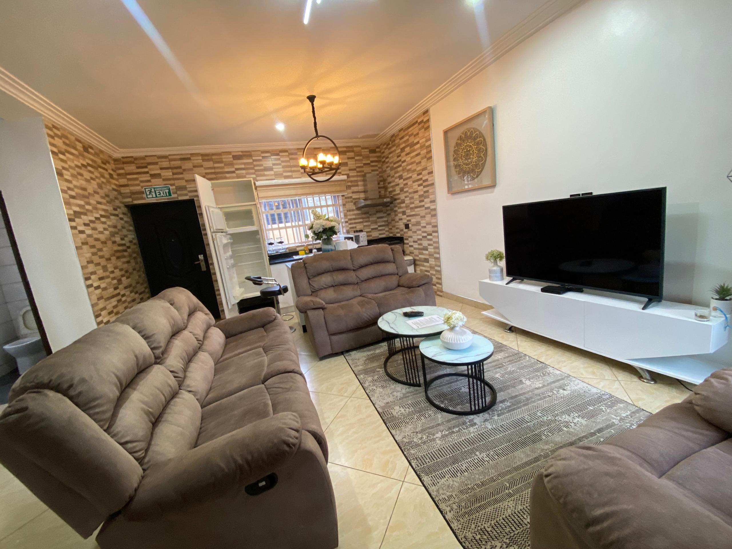 Fully Furnished One (1) Bedroom Apartment For Rent at Spintex