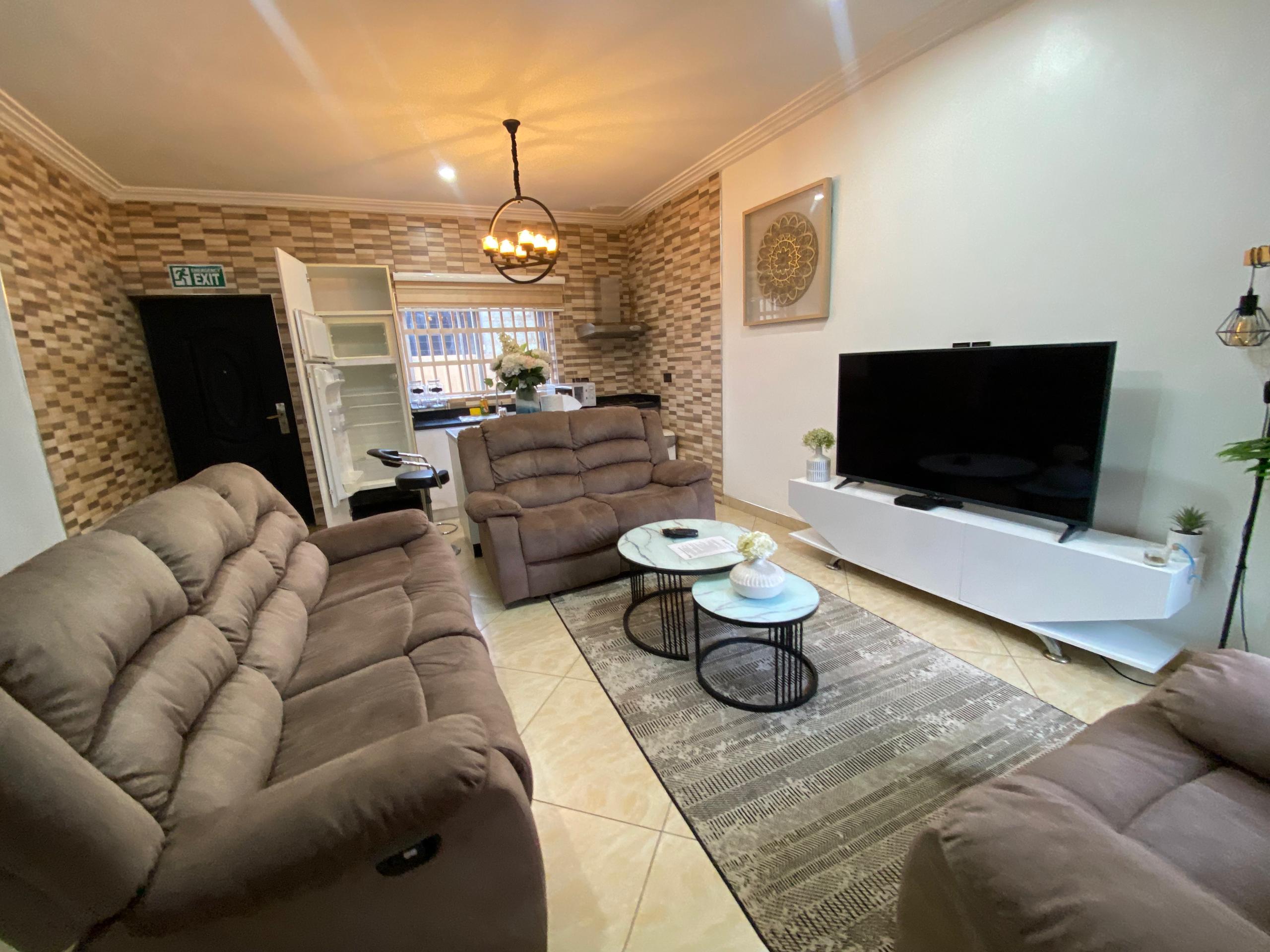 Fully Furnished One (1) Bedroom Apartment For Rent at Spintex