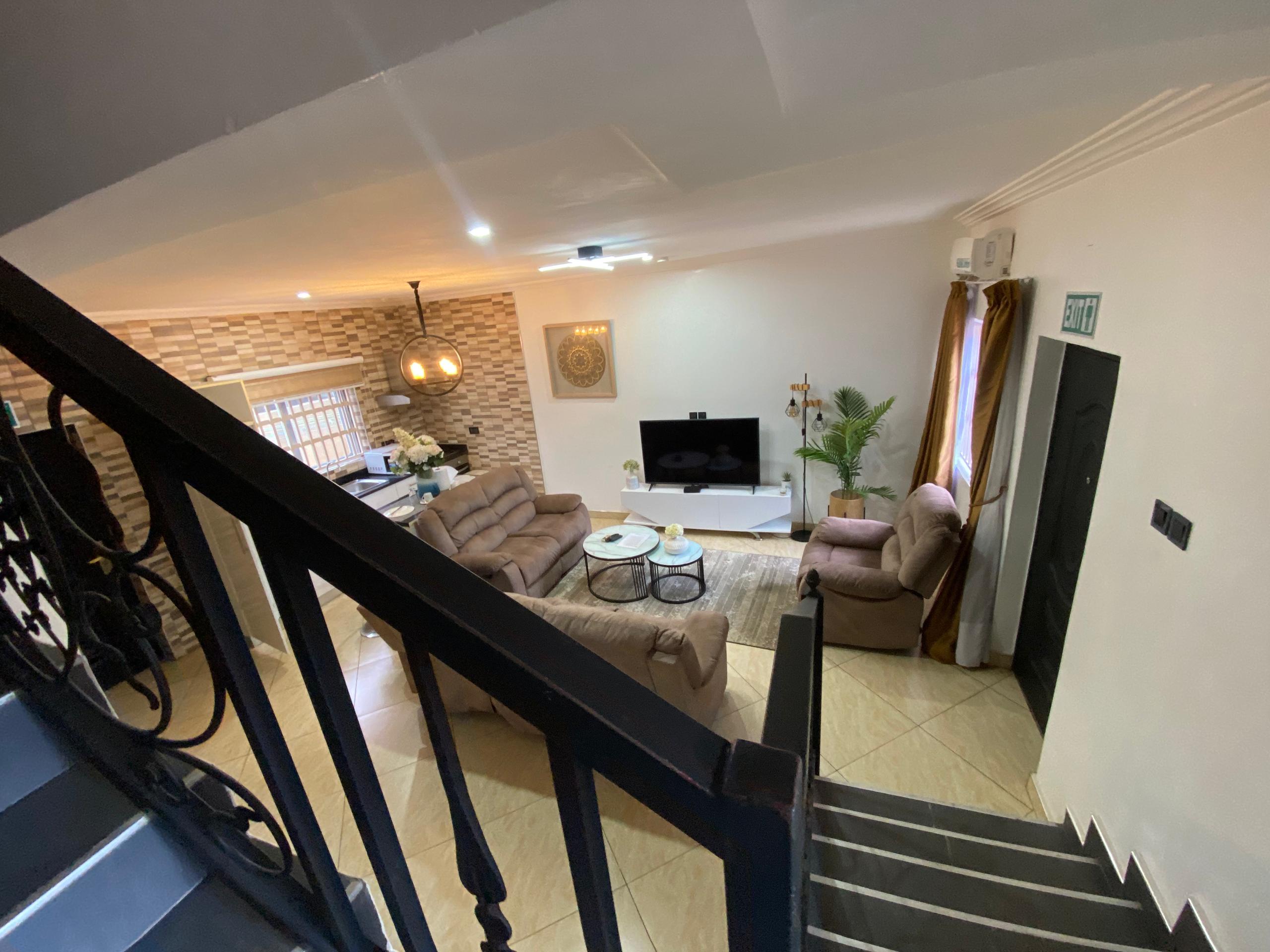 Fully Furnished One (1) Bedroom Apartment For Rent at Spintex