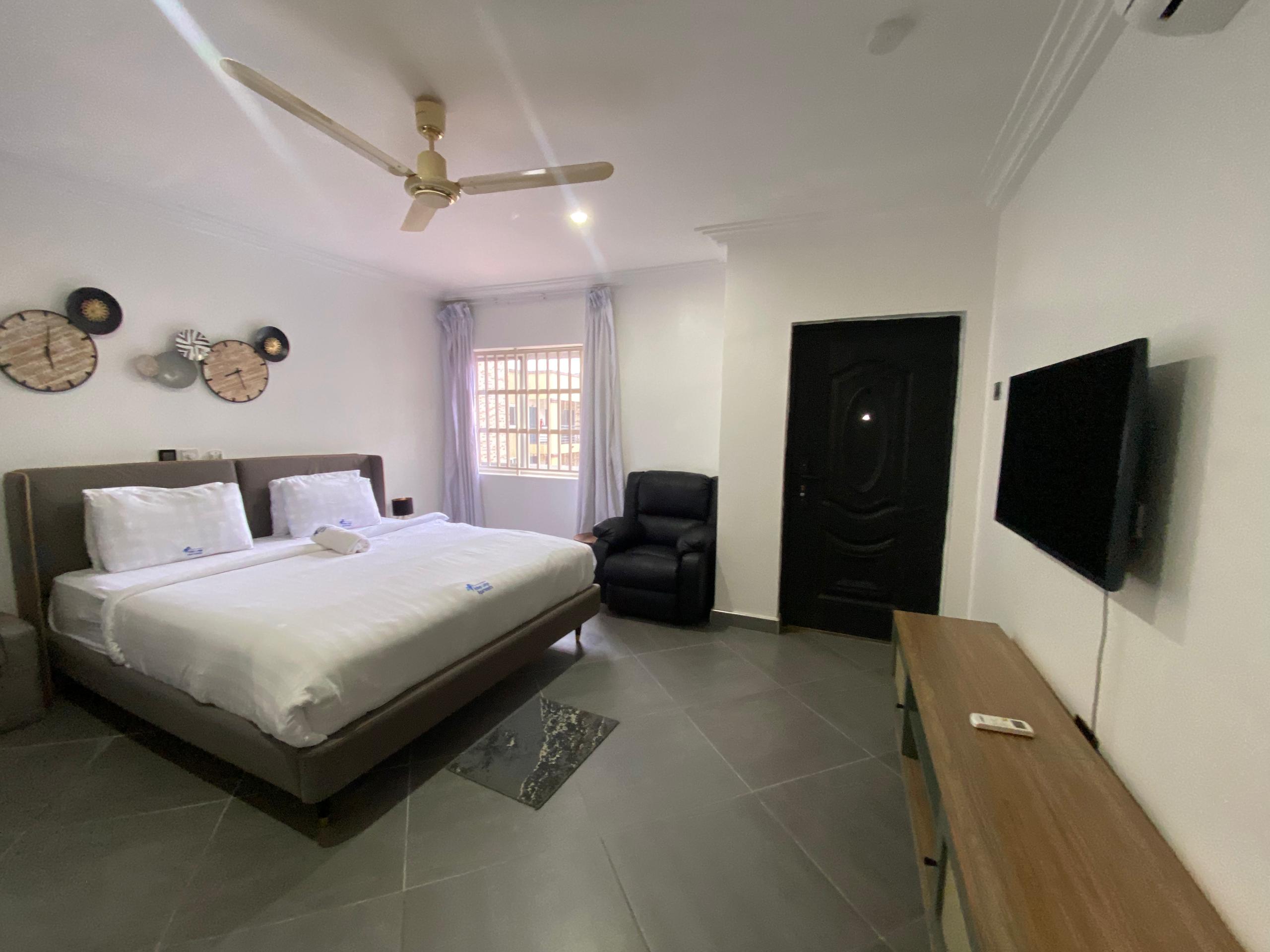 Fully Furnished One (1) Bedroom Apartment For Rent at Spintex
