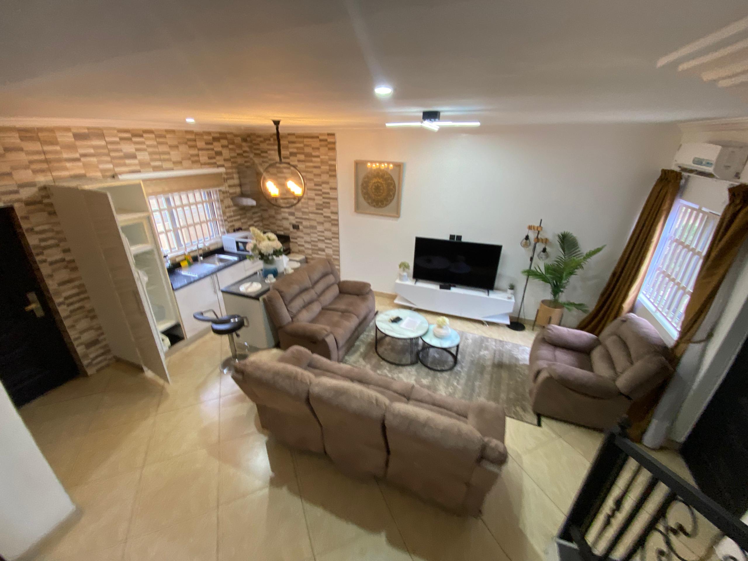 Fully Furnished One (1) Bedroom Apartment For Rent at Spintex