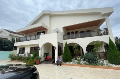 Executive Seven 7-Bedroom House With Two 2-Bedroom Boys Quarters for Rent at East Legon