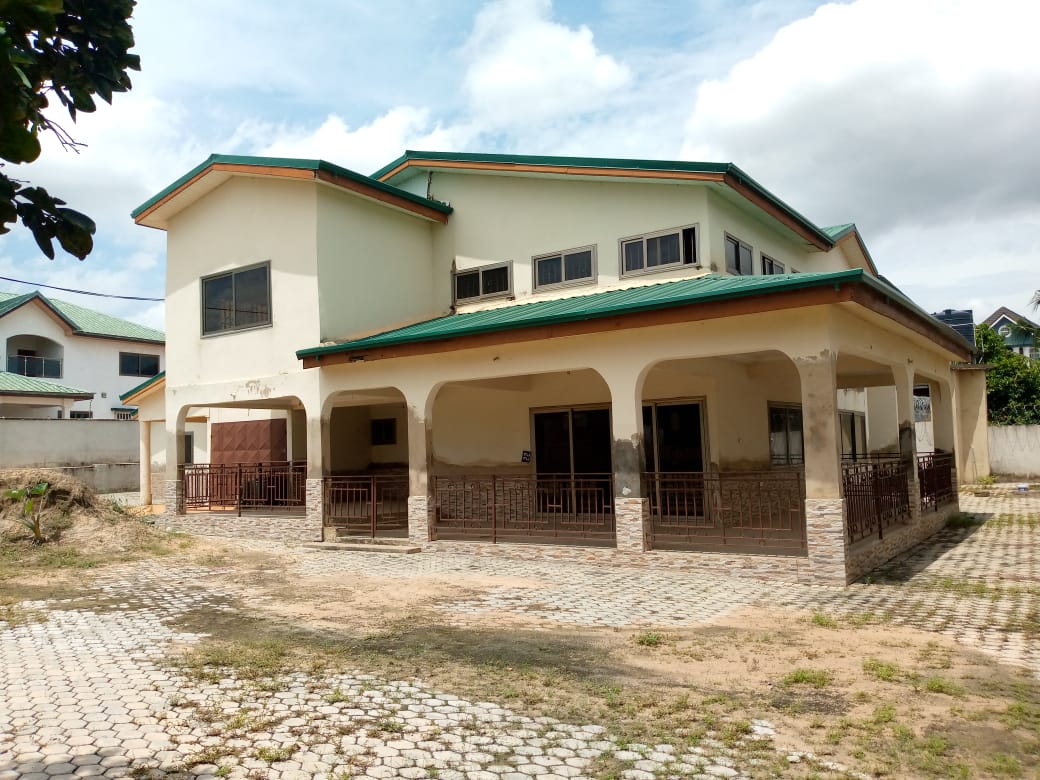 Five (5) Bedrooms Self Compound House With Two (2) Boy’s Quarters for Rent at West Legon