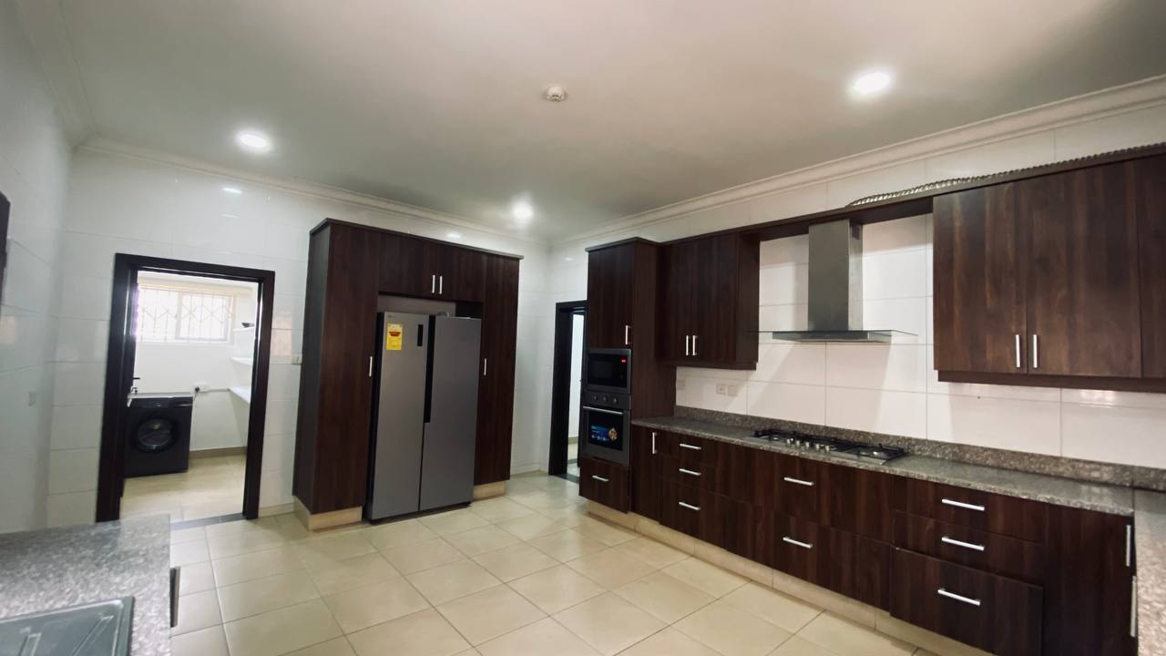 Five (5) Bedroom Fully Furnished Townhouse with Boys' Quarters For Rent in a Gated Community at Cantonments