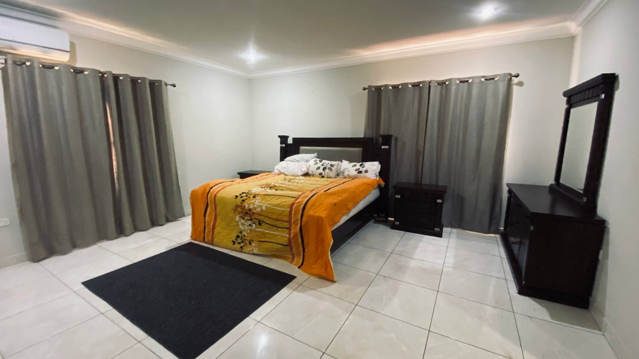 Five (5) Bedroom Fully Furnished Townhouse with Boys' Quarters For Rent in a Gated Community at Cantonments