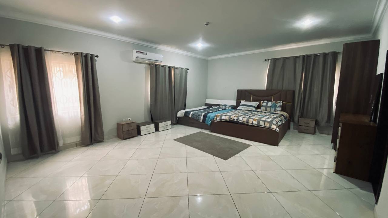 Five (5) Bedroom Fully Furnished Townhouse with Boys' Quarters For Rent in a Gated Community at Cantonments