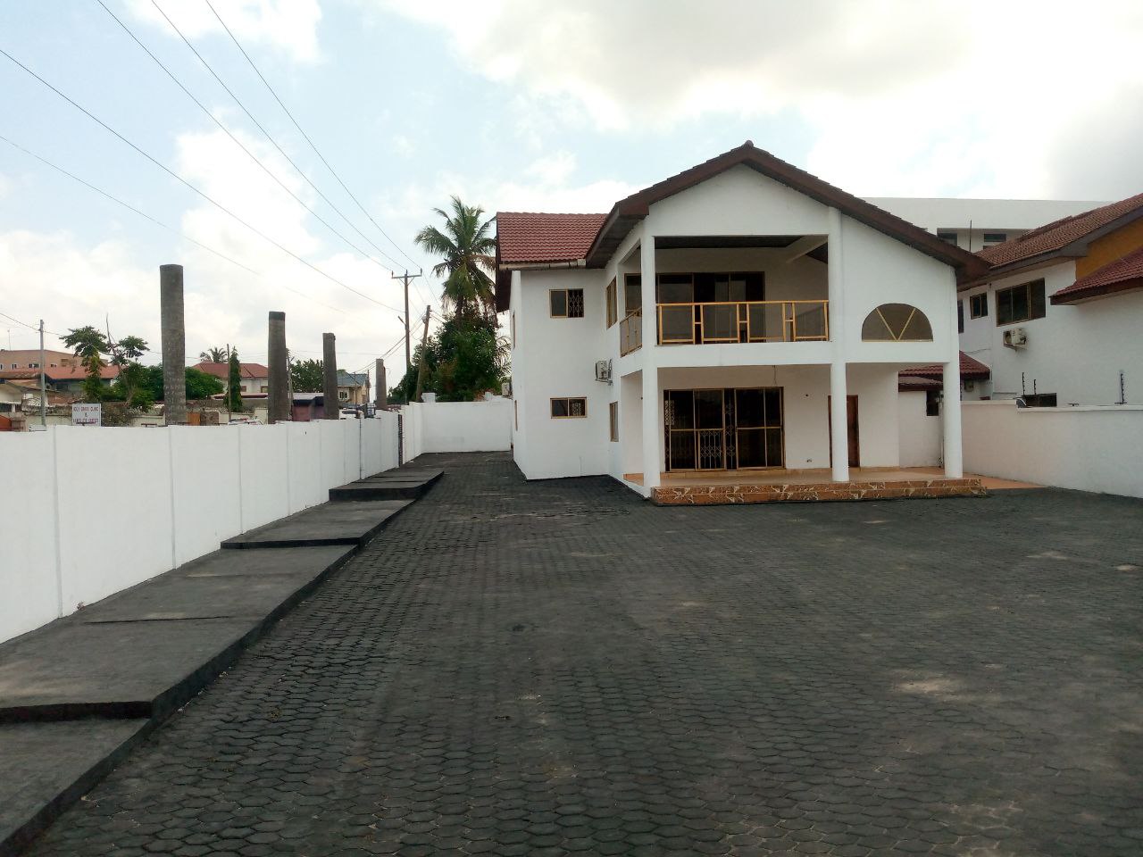 Five (5) Bedroom House with Boys Quarters For Rent at East Legon