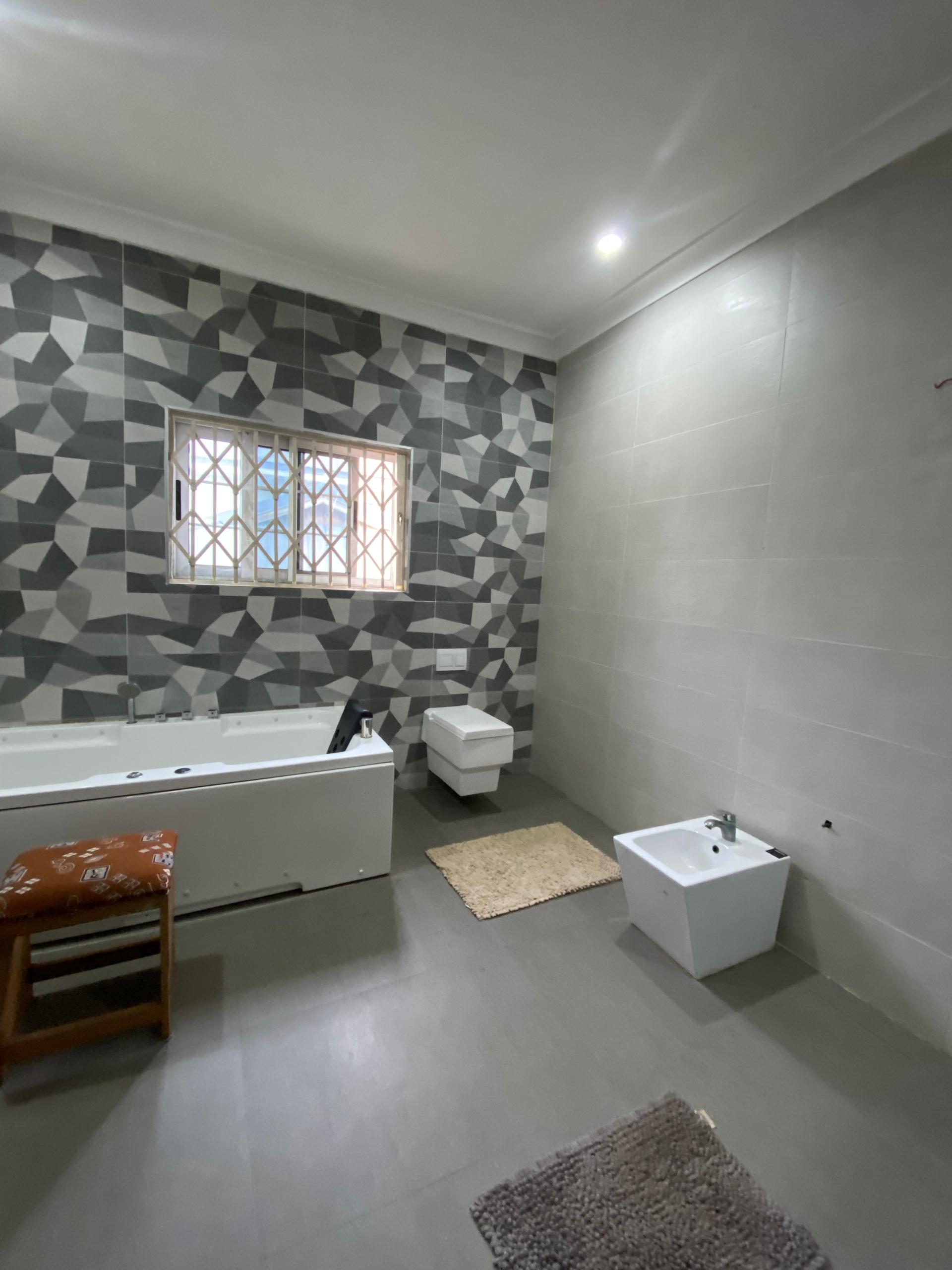 Five (5) Bedroom House with  Boys' Quarters For Rent at Spintex