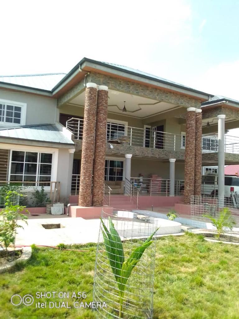 Five (5) Bedroom House with Staff Quarters For Sale at Amasaman