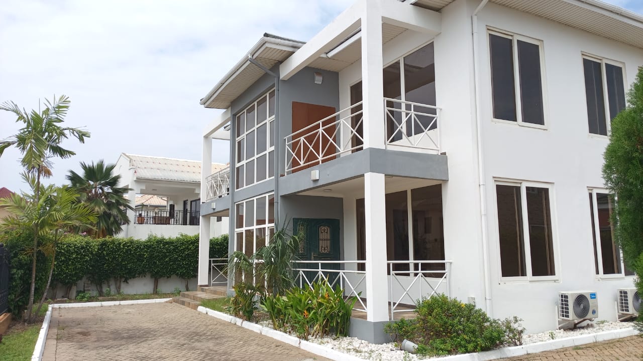 Four (4) Bedroom House with 2 Boys' Quarters For Sale in a Gated Community at Cantonments