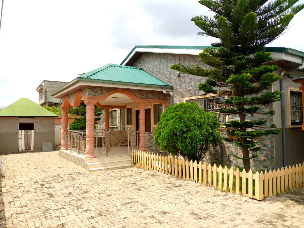 Four 4-Bedroom Self Compound House with 2 Boys Quarters for Sale at Oyibi