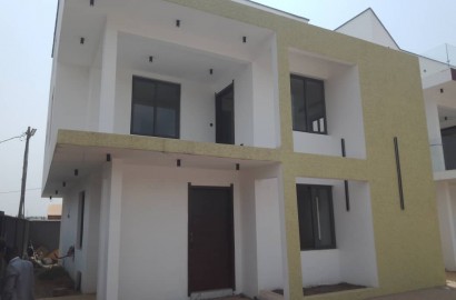 Four 4-Bedroom Townhouse with One Outhouse for Sale At Abelemkpe