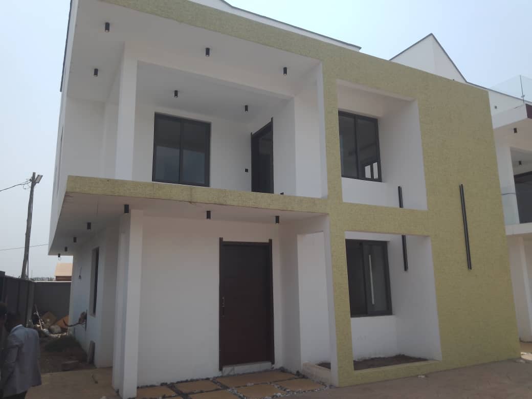 Four 4-Bedroom Townhouse with One Outhouse for Sale At Abelemkpe