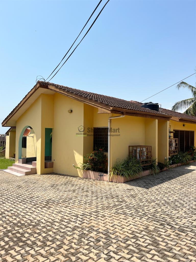 Four 4-Bedrooms Fully Furnished House With Two 2-Bedroom Boy's Quarters for Rent at Kokrobite