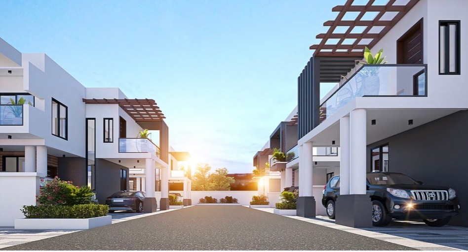 Four 4-Bedroom Smart Home Townhouse for Sale at Dzorwulu