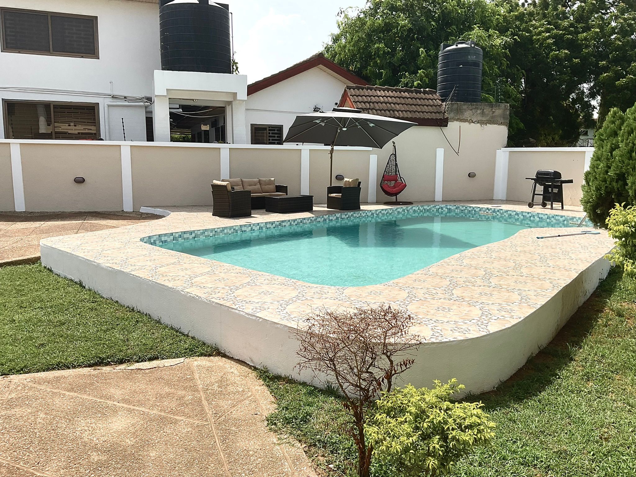 Four (4) Bedroom Fully Furnished House with 2 Boys' Quarters For Rent at Airport Residential Area