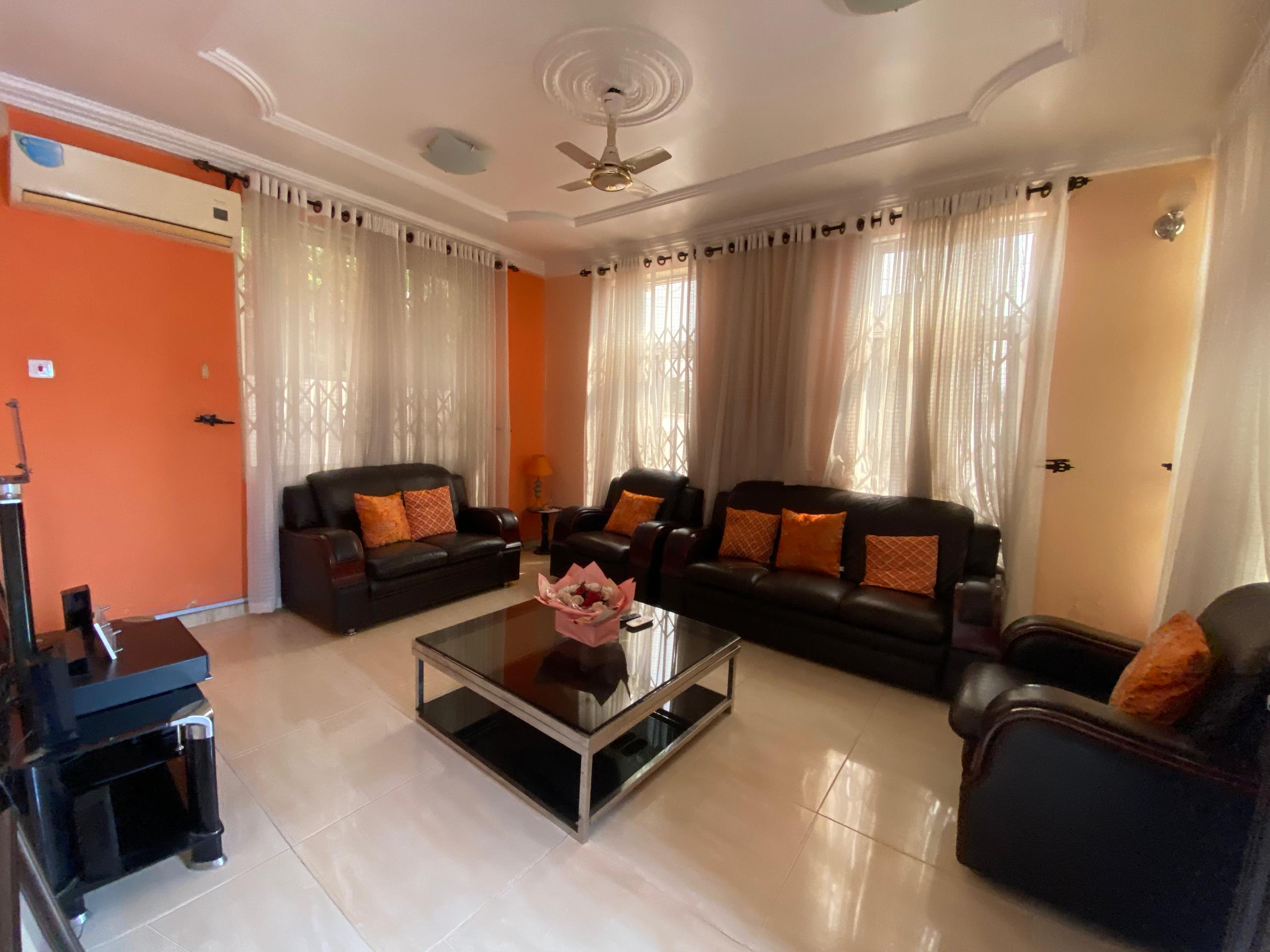 Four (4) Bedroom Furnished/Unfurnished House with Boys' Quarters For Rent at Spintex