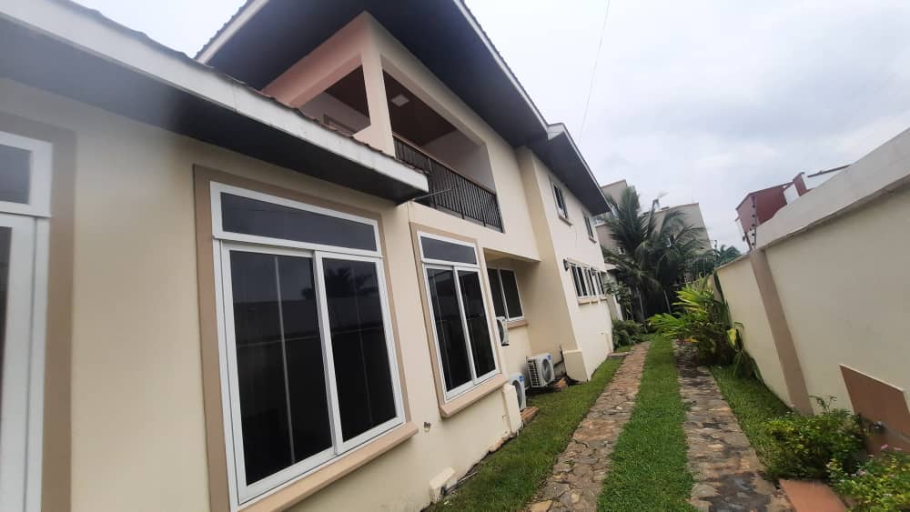 Four (4) Bedroom House with 2 Boys Quarters For Rent at East Legon