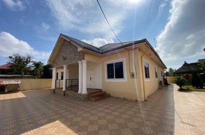Four (4) Bedroom House with Boys' Quarters For Rent at Spintex