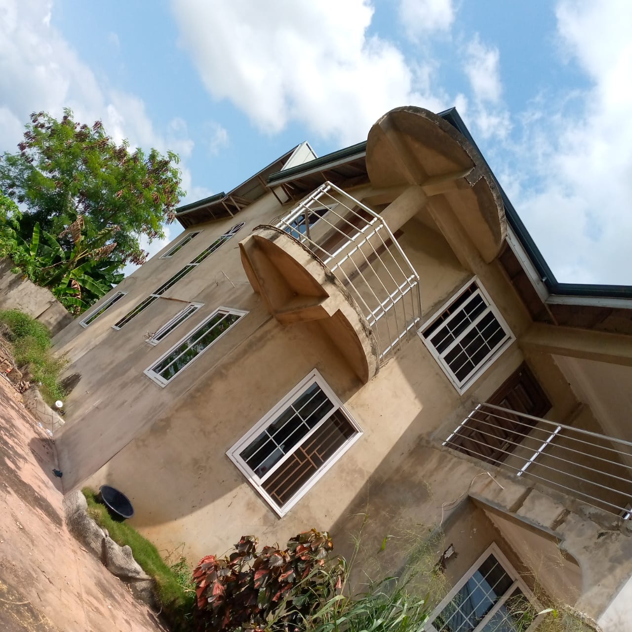 Four (4) Bedroom House with Boys Quarters For Sale at Nsawam Pampaso