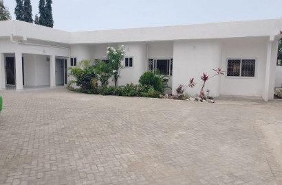 FOUR BEDROOM HOUSE WITH OUTHOUSE AT EAST LEGON FOR RENT