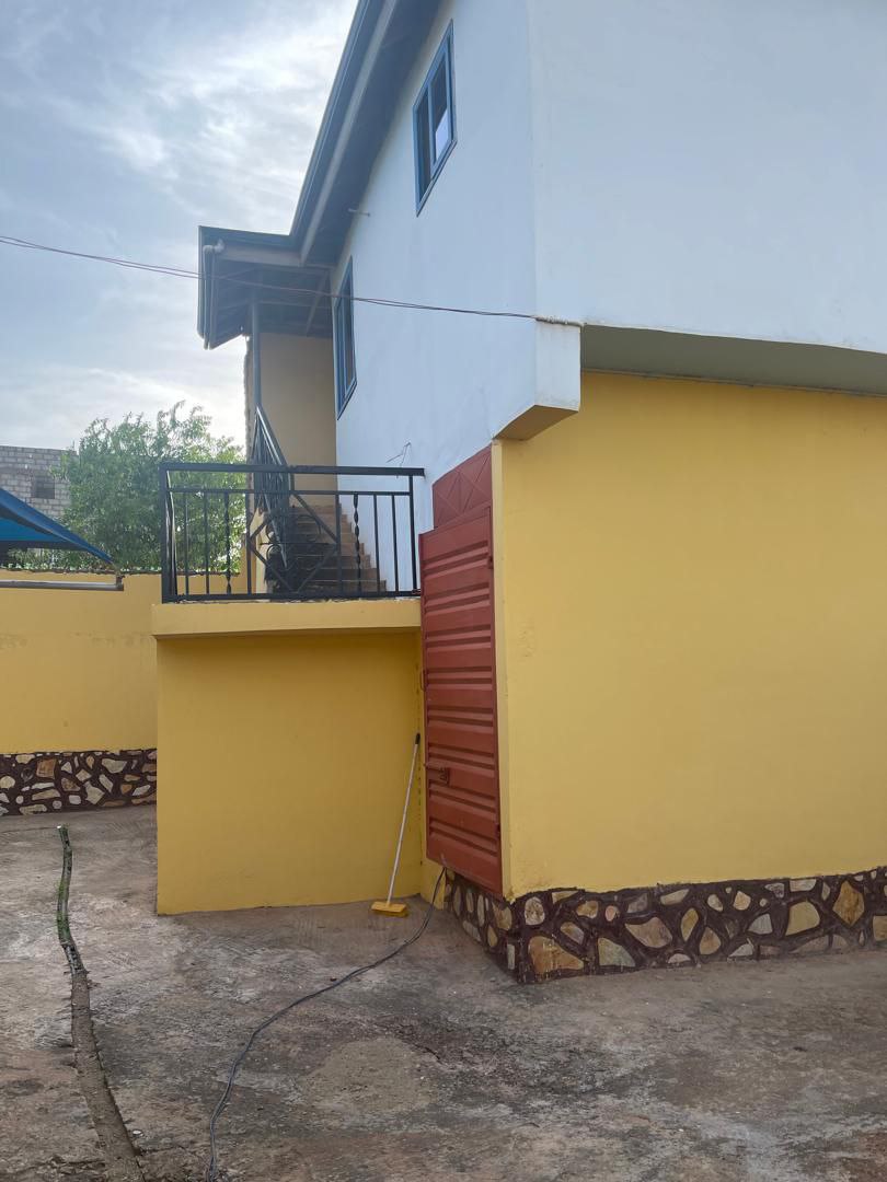 Four (4) Bedroom House with Shops For Rent at Amasaman