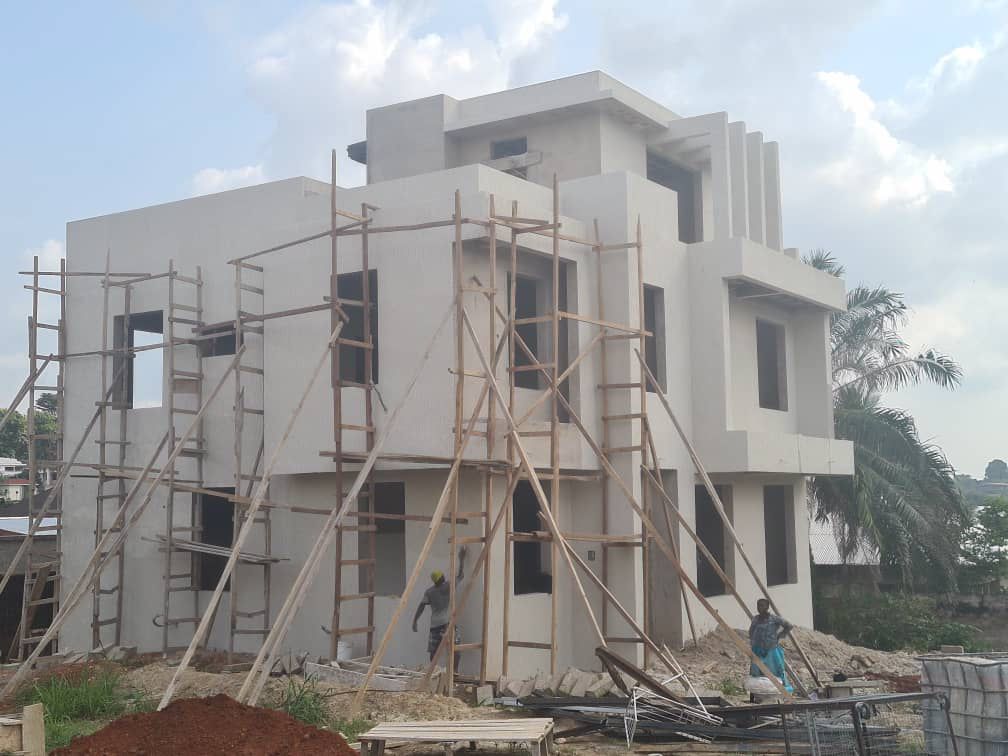 Four (4) Bedroom Semi-finished House for Sale at Odeneho Kwadaso-Kumasi