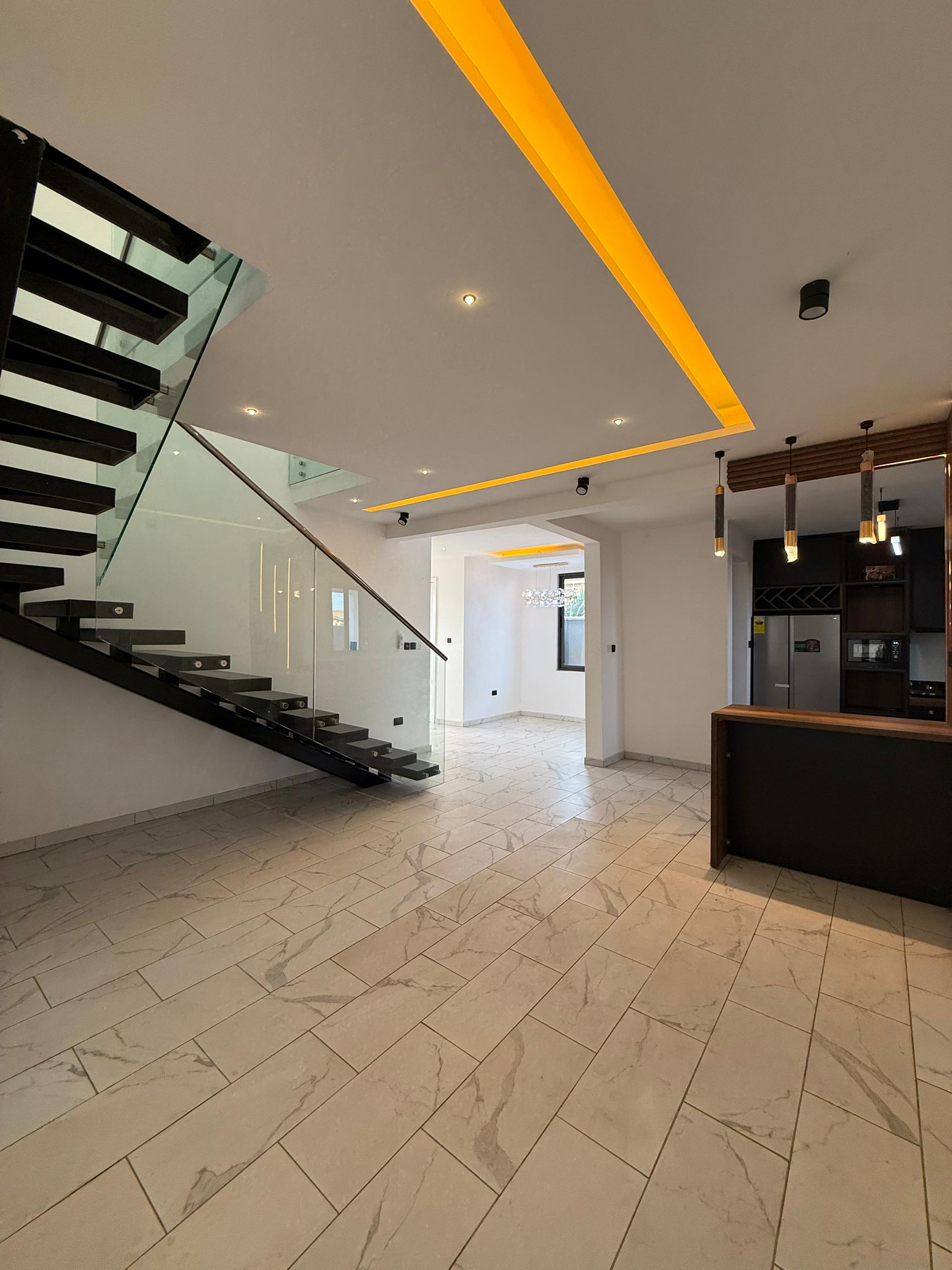 Four (4) Bedroom Townhouse For Rent in a Gated Community at Abelemkpe