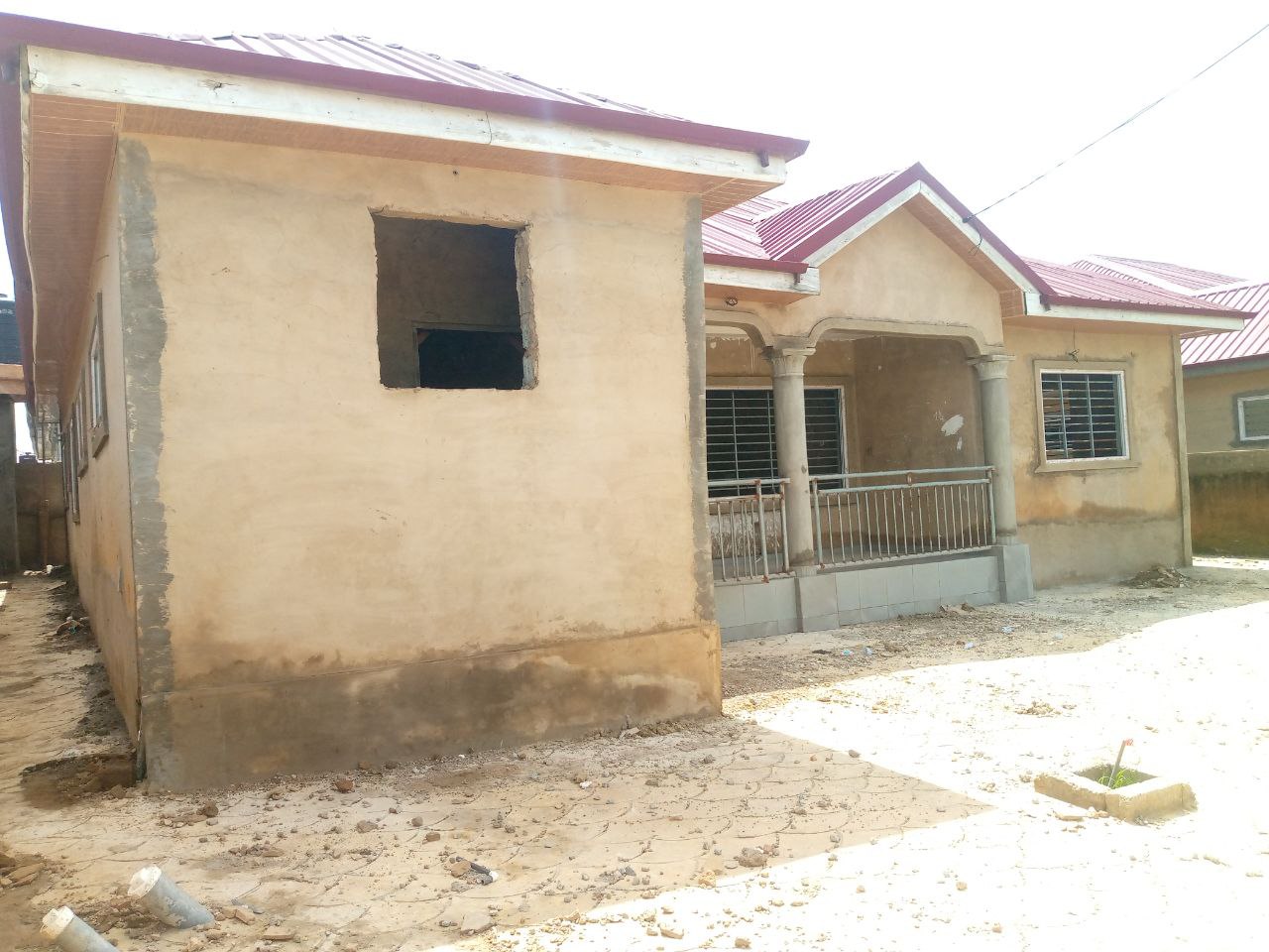 Uncompleted Four (4) Bedroom Townhouse for Sale at Amasaman