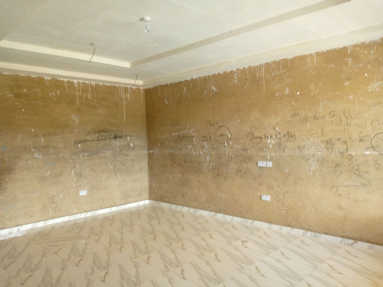 Uncompleted Four (4) Bedroom Townhouse for Sale at Amasaman