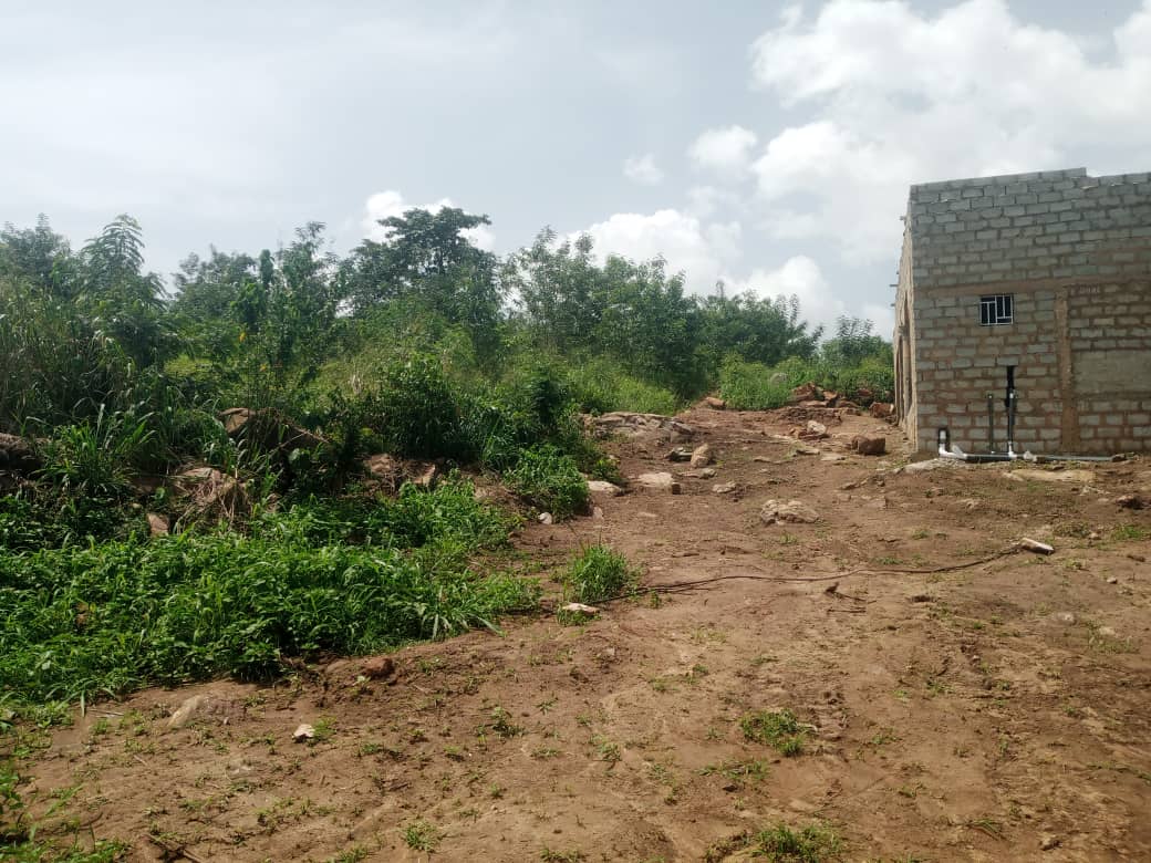 Four (4) Bedroom Uncompleted House on 4 Plots of Land For Sale at Pokuase Dedema