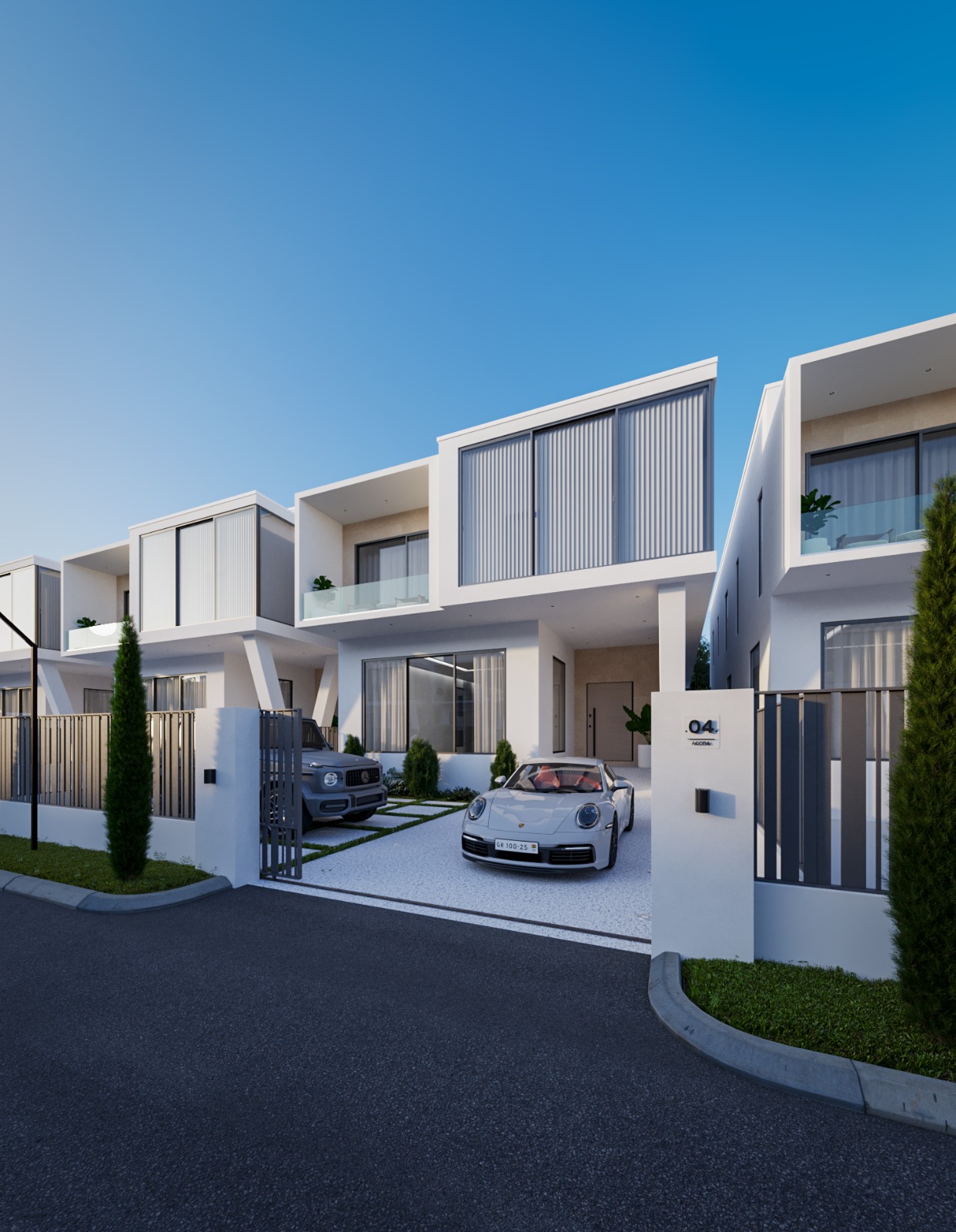 Four (4) Bedroom Unfurnished Townhouse in a Gated Community For Sale at East Legon Adjiringanor