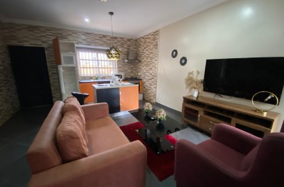 Fully Furnished Two (2) Bedroom Apartment For Rent at Spintex