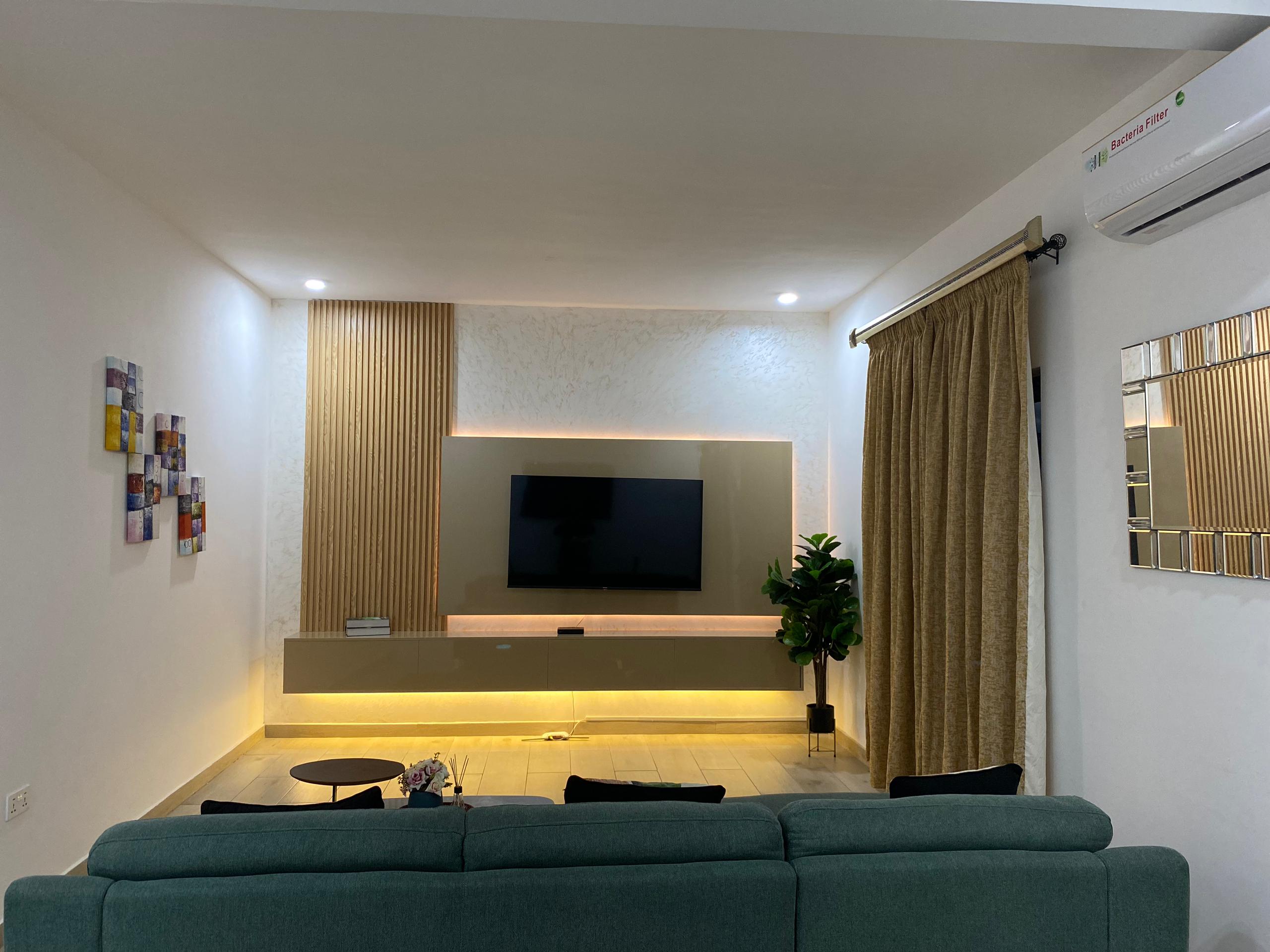 Fully Furnished One (1) Bedroom Apartment For Rent at Spintex