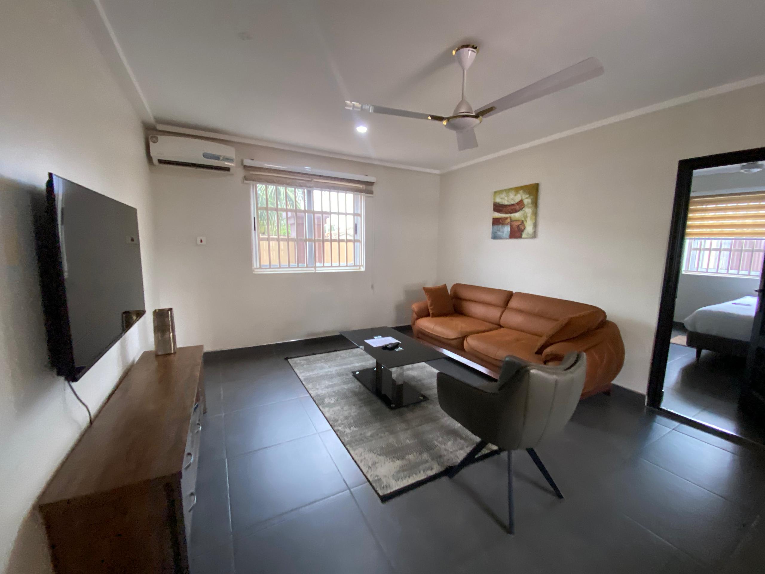 Fully Furnished One (1) Bedroom Apartment For Rent at Spintex