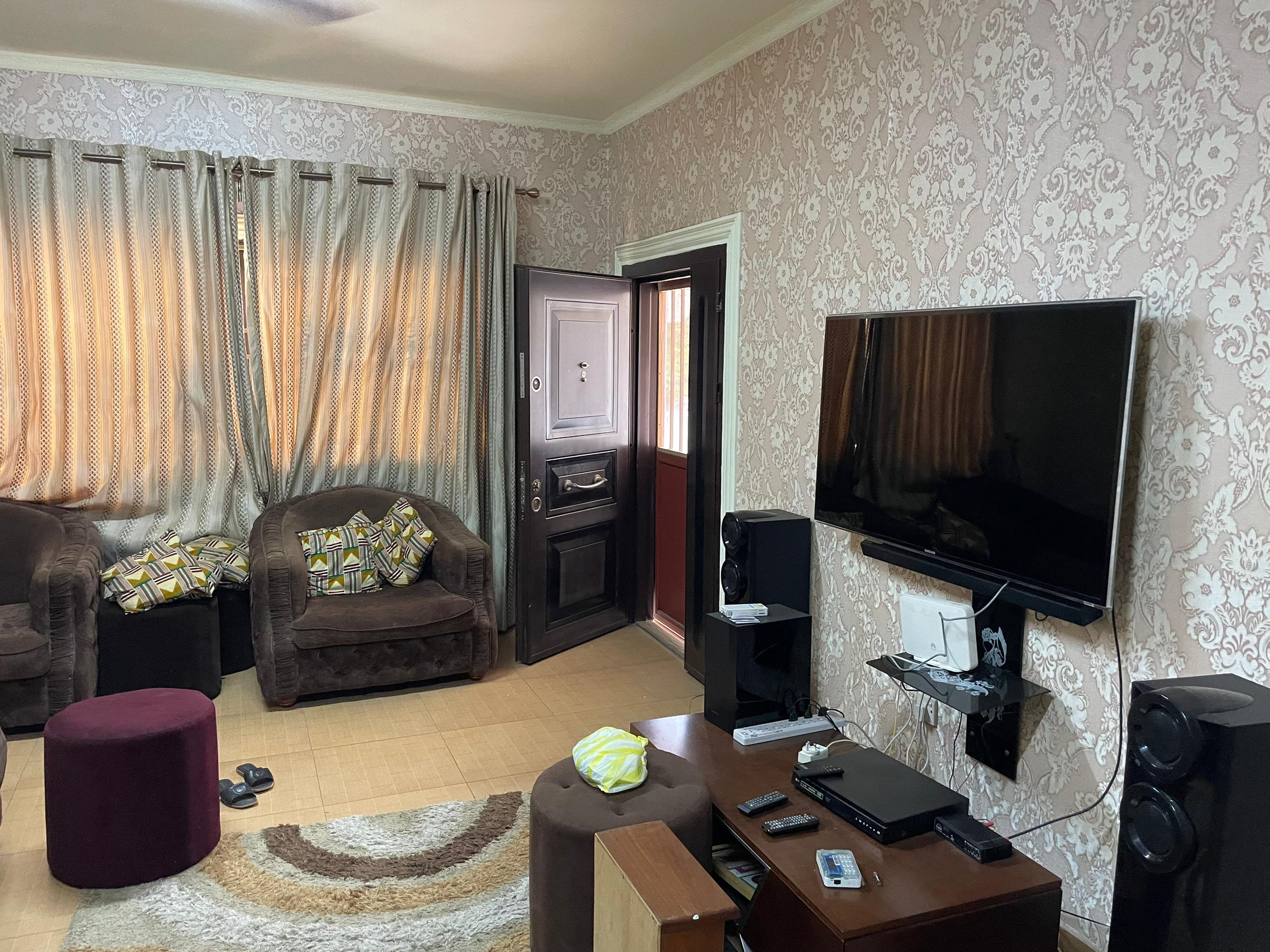 Fully Furnished Three (3) Bedroom House For Rent in a Gated Community at Tema Cummunity 25