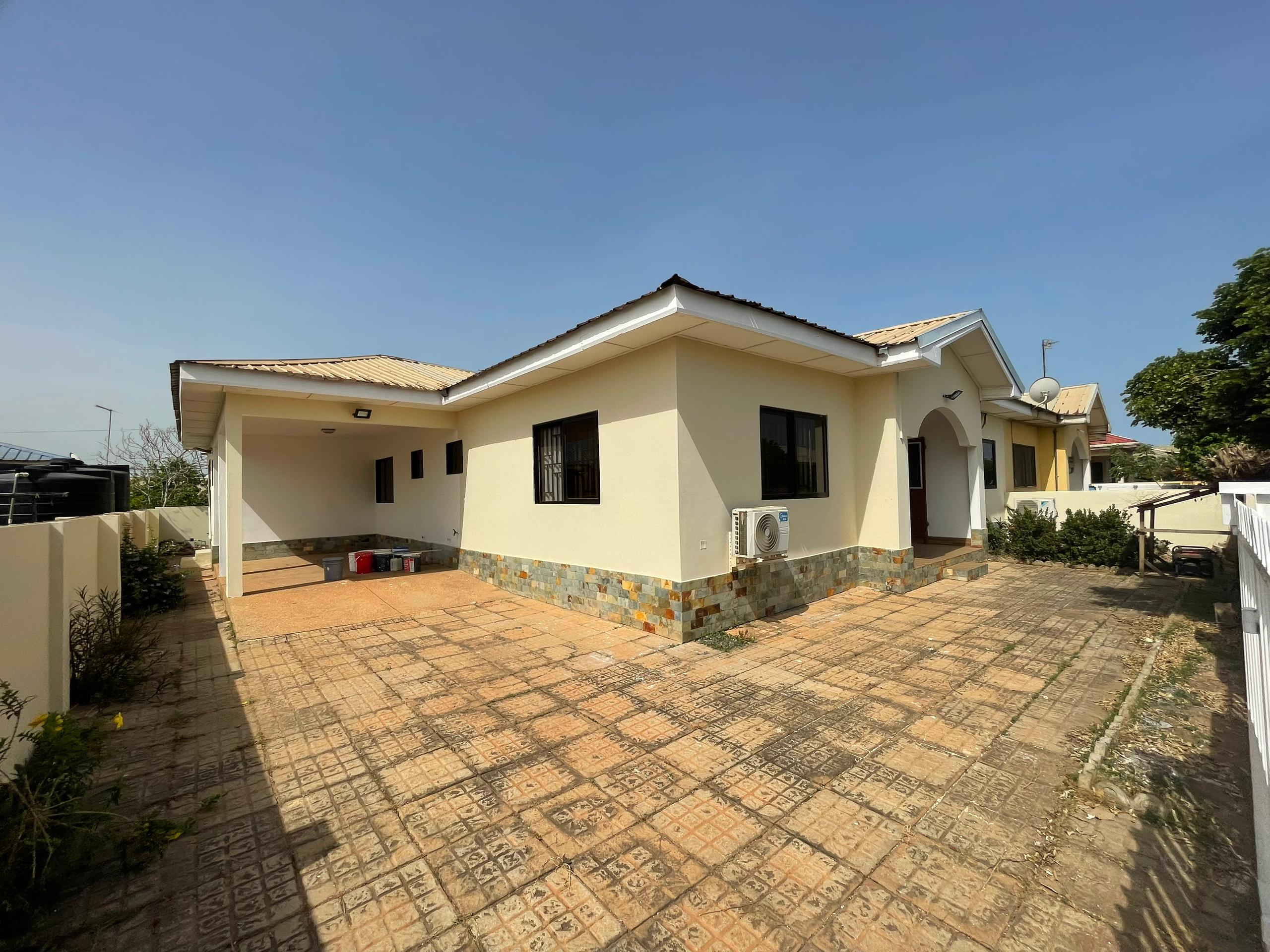 Fully Furnished Three (3) Bedroom House For Rent in a Gated Community at Tema Cummunity 25